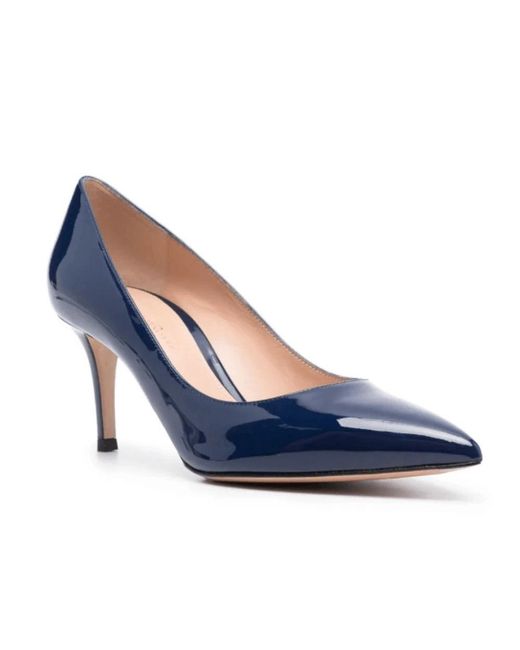 Gianvito Rossi Blue Pumps