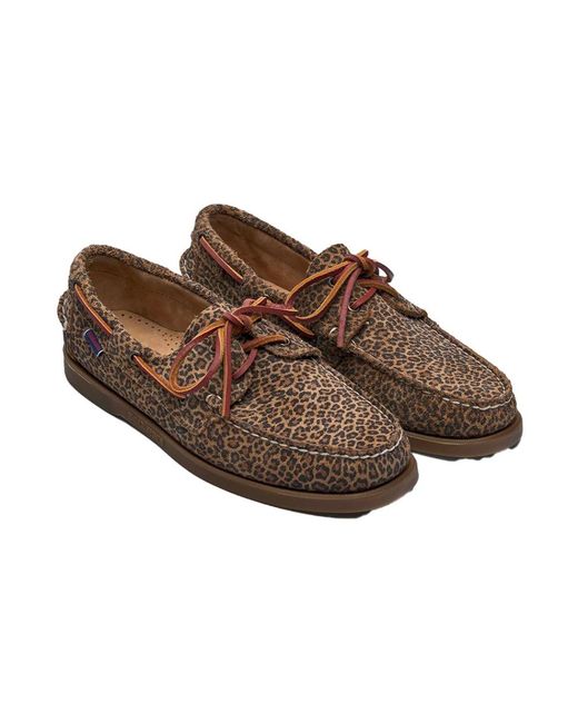 Sebago Brown Sailor Shoes for men