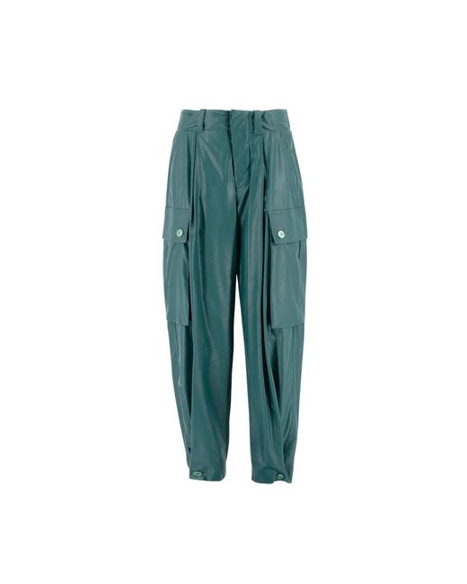 Tapered Trousers Ermanno Scervino de color Green