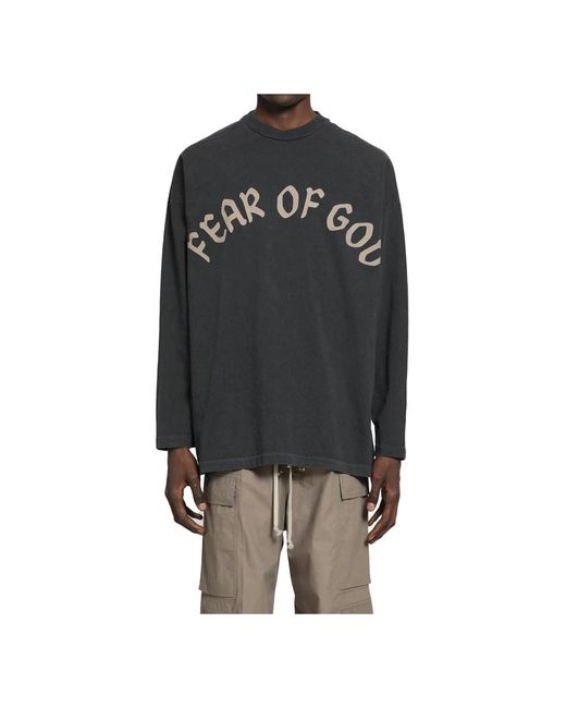 Fear Of God Black Long Sleeve T-Shirts for men