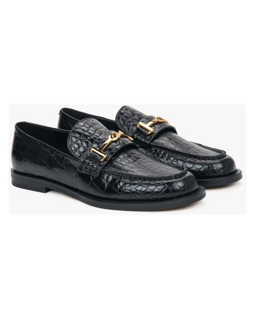 ESTRO Black Loafers