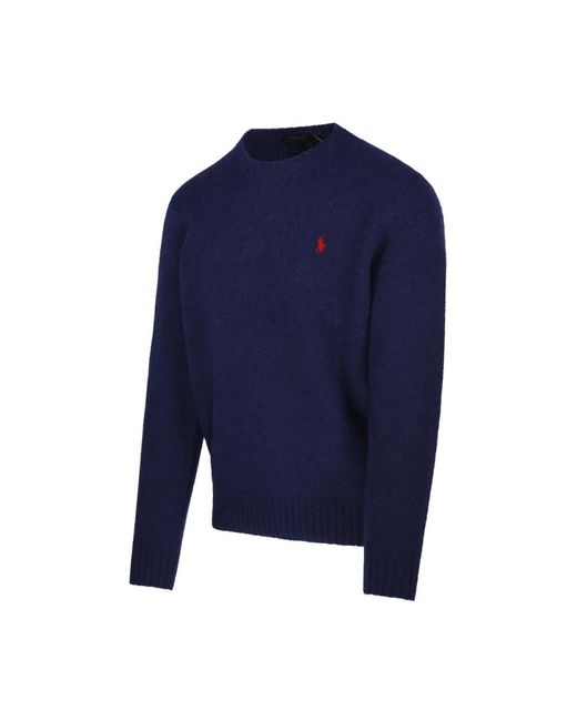 Ralph Lauren Blue Round-Neck Knitwear for men