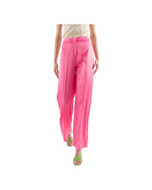 Imperial Pink Wide Trousers