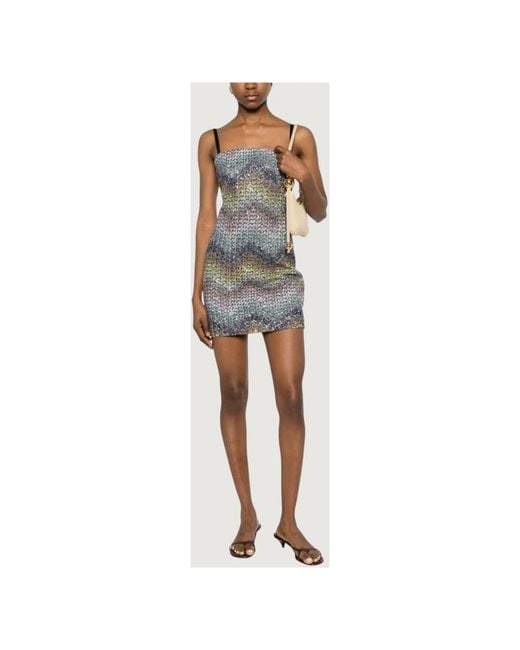 Missoni Gray Short Dresses