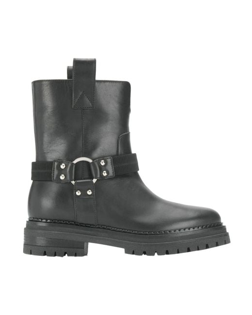 Sergio Rossi Gray Ankle Boots