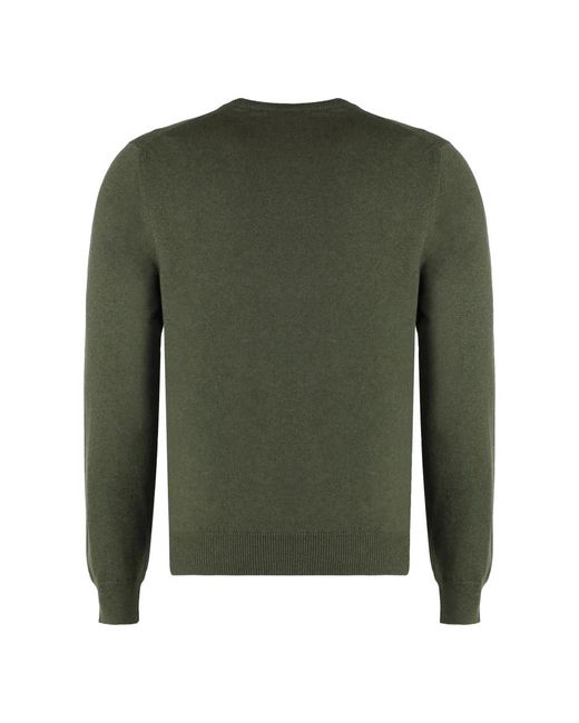 Malo Green Cashmere Knitwear for men
