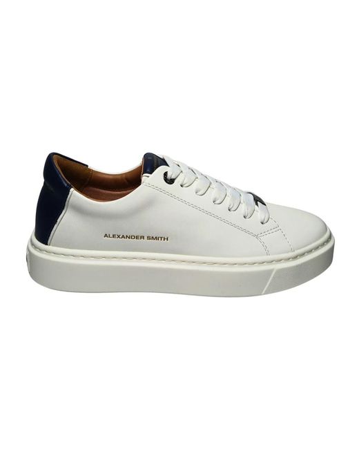 Alexander Smith White Sneakers for men