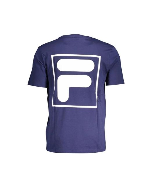 T-Shirts Fila de hombre de color Blue
