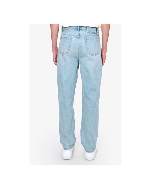 A.P.C. Blue Straight Fit Jeans for men
