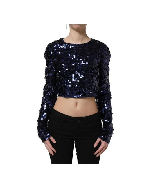 Dolce & Gabbana Black Blouses