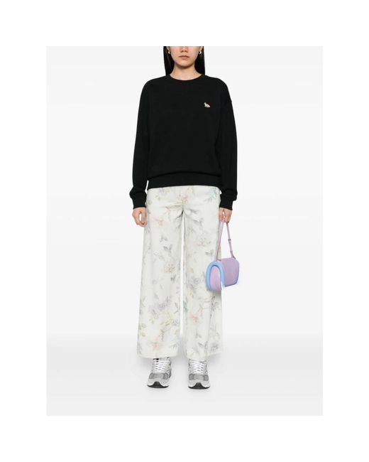 Maison Kitsuné Black Sweatshirts