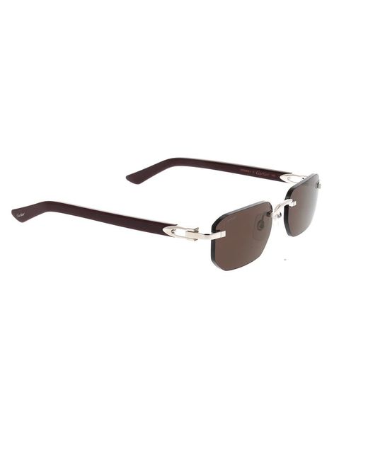 Cartier Brown Sunglasses