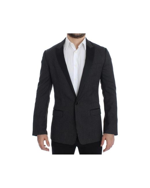 Dolce & Gabbana Blue Blazers for men