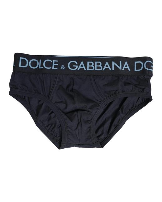 Dolce & Gabbana Blue Bottoms for men