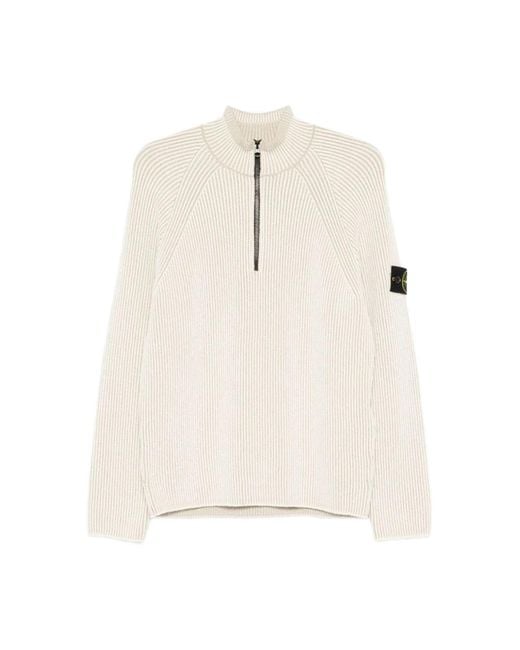 Stone Island Turtlenecks in het White voor heren
