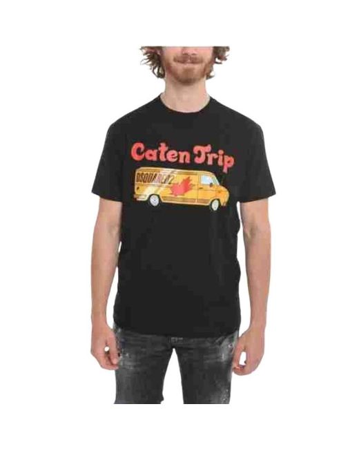 T-Shirts di DSquared² in Black da Uomo