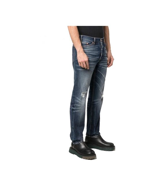Jeans in cotone blu per uomo di Palm Angels in Blue da Uomo
