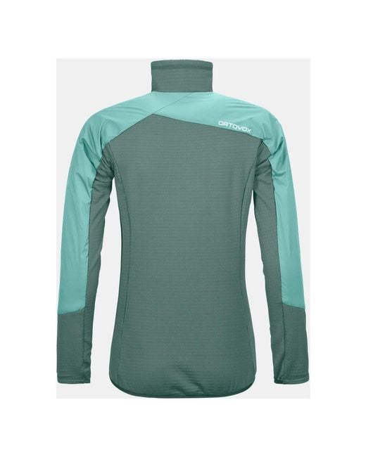 Ortovox Fitness ,Grijs ,Wol Westalpen Swisswool Hybr Jkt in het Green