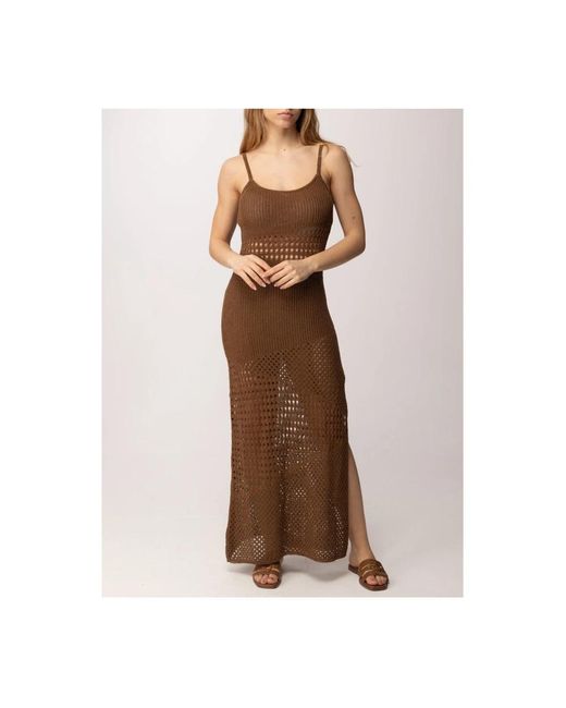 Akep Brown Maxi Dresses