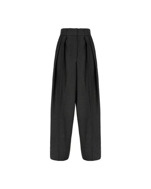 Niccolò Pasqualetti Black Wide Trousers