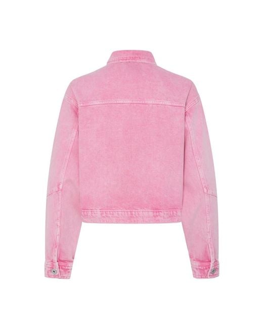Denim Jackets Ichi de color Pink
