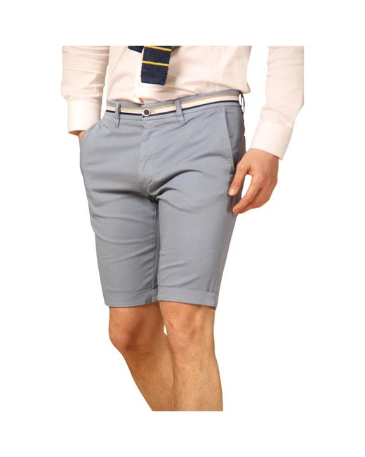 Mason's London summer chino bermuda shorts in Gray für Herren