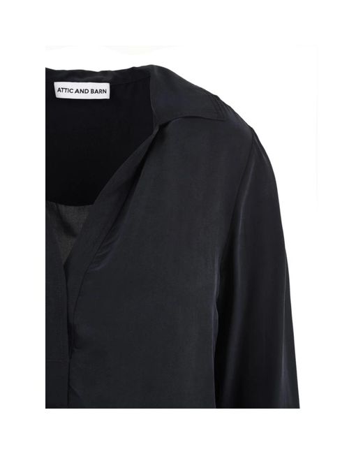 Attic And Barn Black Blouses