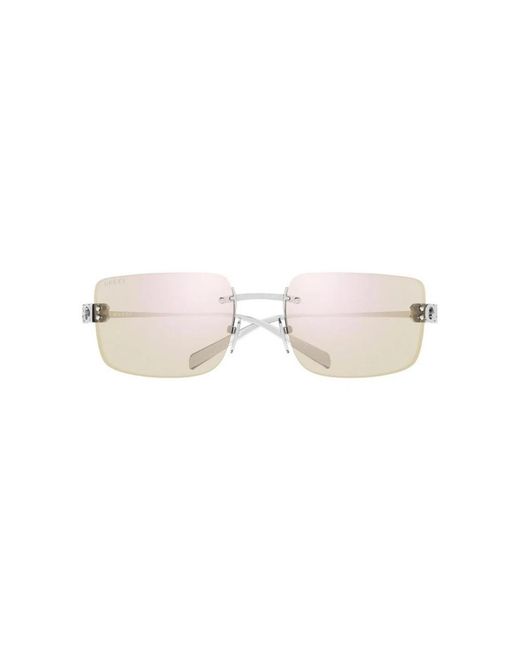 Gucci White Sunglasses