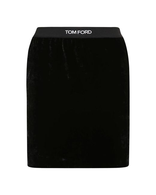 Tom Ford Black Short Skirts