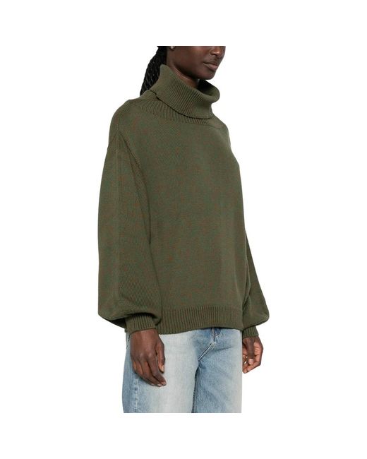 Turtlenecks Baserange de color Green