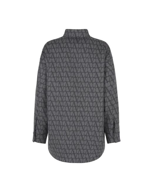 Valentino Gray Shirts