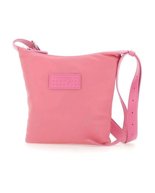 MM6 by Maison Margiela Pink Cross Body Bags