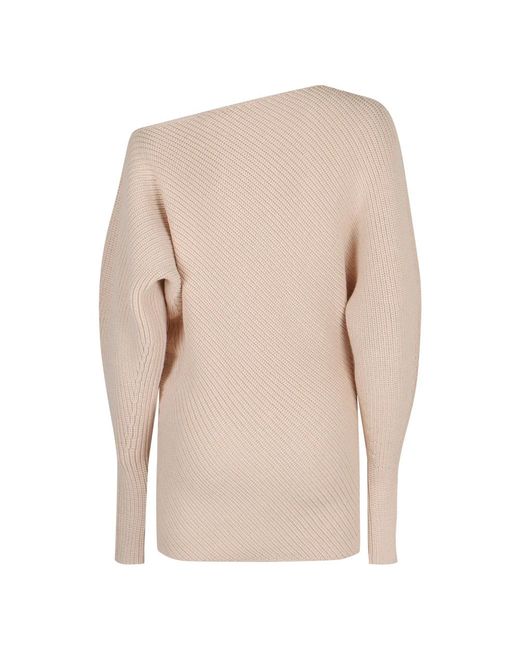 Philosophy Di Lorenzo Serafini Natural Round-Neck Knitwear