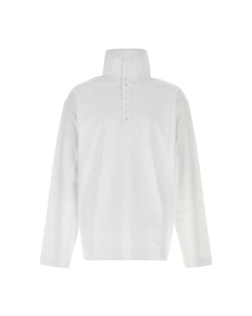 Dries Van Noten White Long Sleeve T-Shirts for men