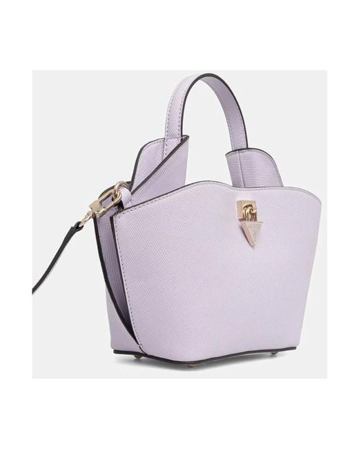 Handbags di Guess in Purple