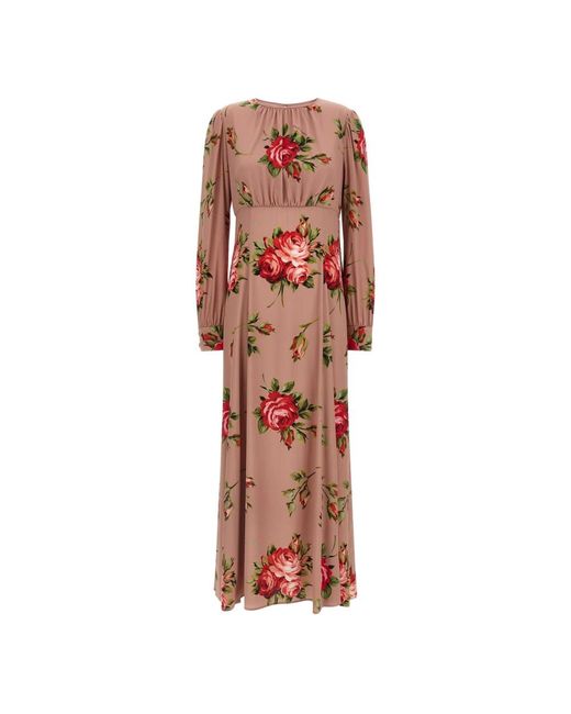 Dolce & Gabbana Brown Maxi Dresses