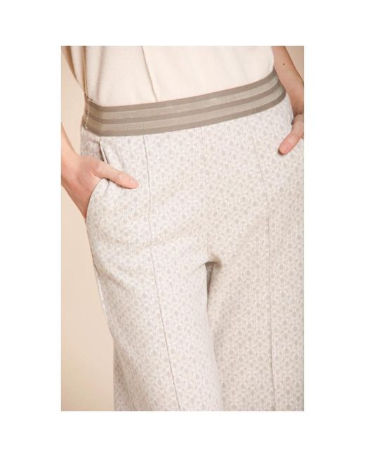 Mason's Natural Straight Trousers