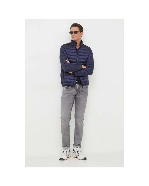 Down Jackets Guess pour homme en coloris Blue