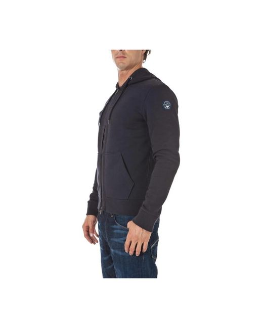 Zip-Throughs Armani Jeans de hombre de color Blue
