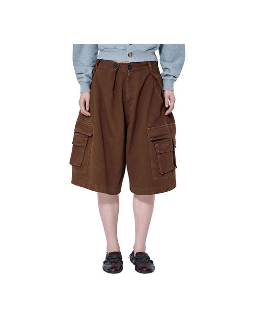 Abra Brown Bermudas