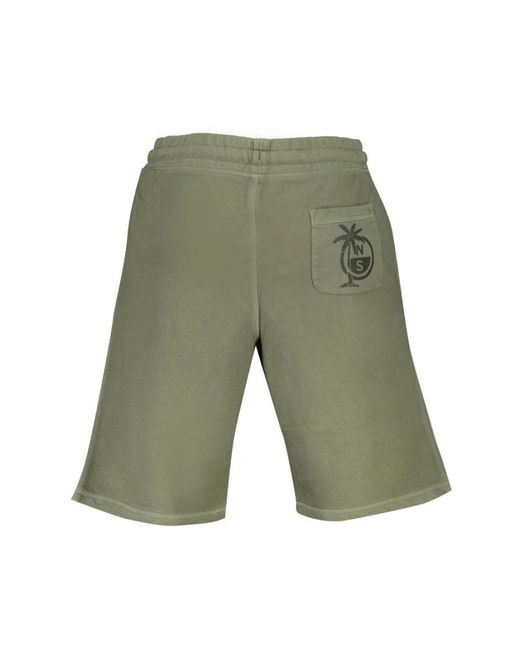 North Sails Casual Shorts in het Green voor heren