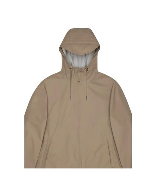 Rains Brown Light Jackets