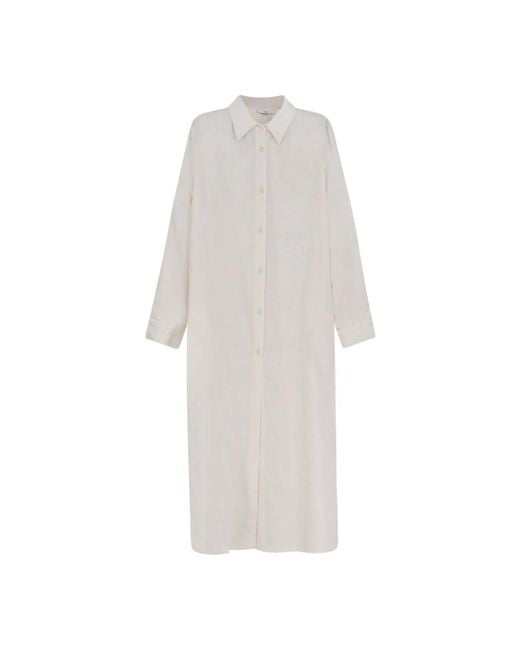 Hevò White Shirt Dresses