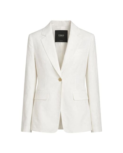 Pinko White Blazers