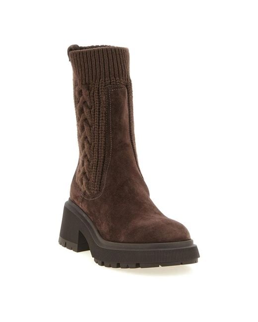 Jimmy Choo Brown Ankle Boots