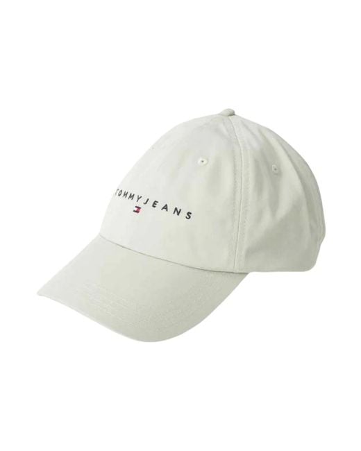 Tommy Hilfiger Green Linear Logo 6 Panel Kappe