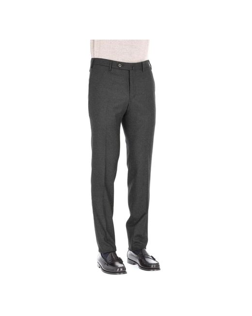 PT Torino Gray Suit Trousers for men