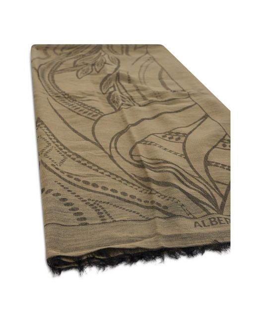 Alberta Ferretti Green Winter Scarves