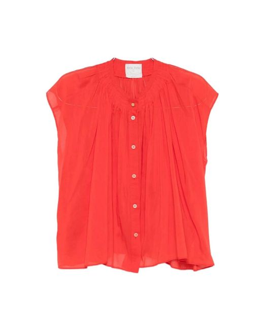 Forte_forte Red Blouses