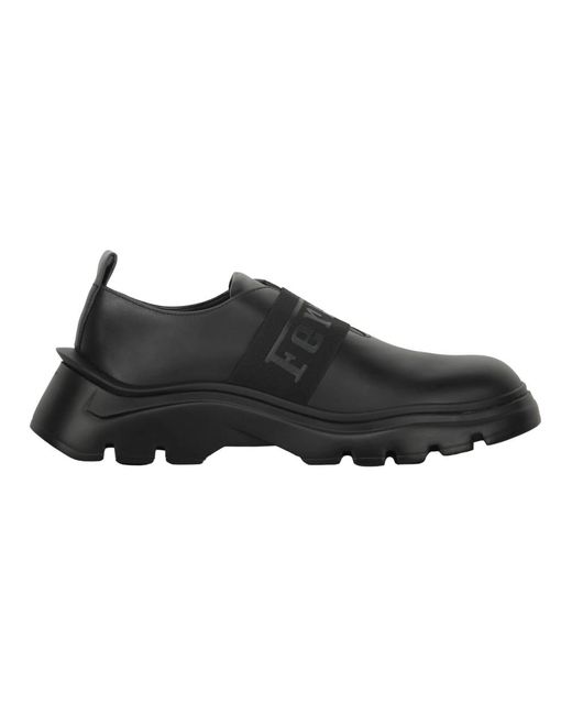 Loafers di Ferrari in Black da Uomo
